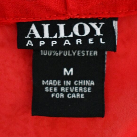 Women's Red Blouse - Picture 4 of 5